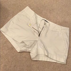 White J.Crew chino shorts